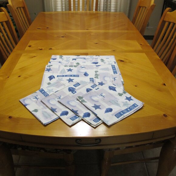 Target*Snowman Placemats and Matching Napkins - Picture 1 of 5